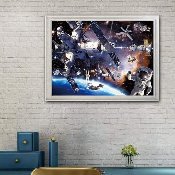 Jigsaw Puzzles 1000 Piece for Adults Teens and Kids-Space Puzzle 27.6" x 20" - Picture 7 of 12